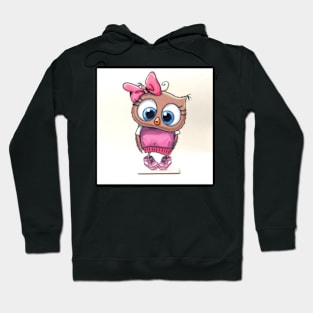 girl owl Hoodie